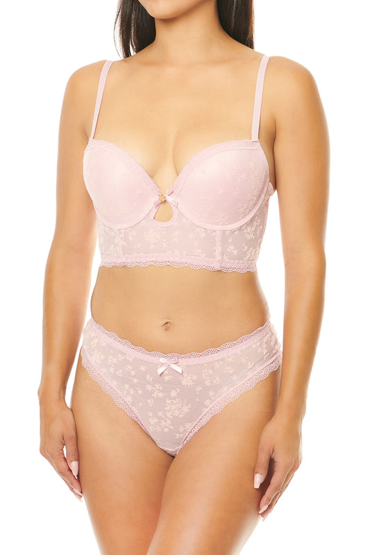 Flower Child Longline Bra Set